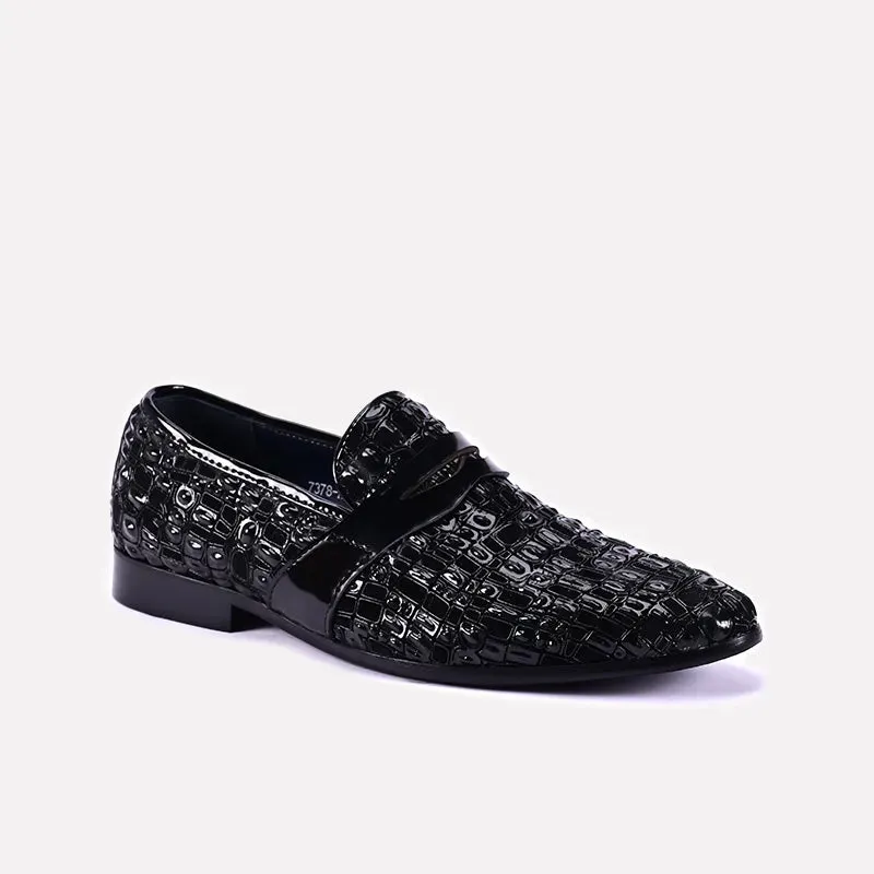 Kingsley Black Loafer Dress Shoes 0111242