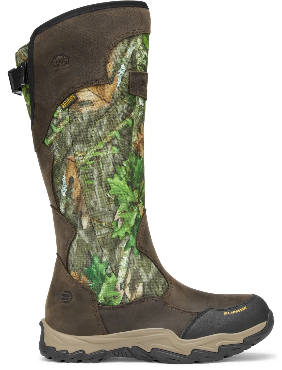 Lacrosse Mens Venom II Wellington NWTF Mossy Oak Obsession Leather Hunting Boots