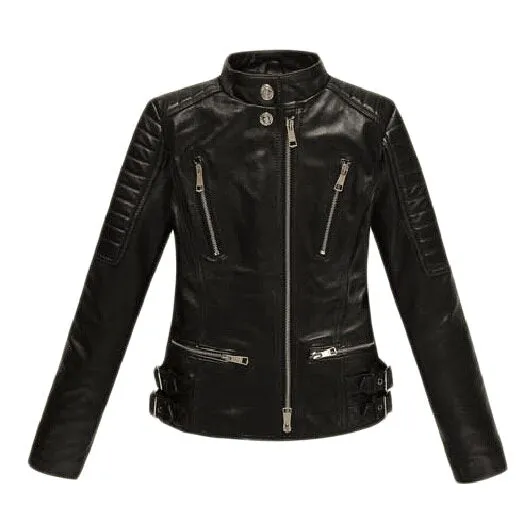 Ladies Biker Jacket Awesome Leather Racing Wear 1.0