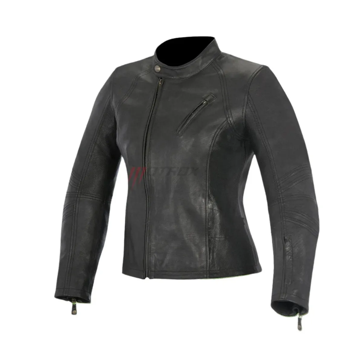 Ladies Leather Jacket Thrilling 2 Motrox Biker Wear