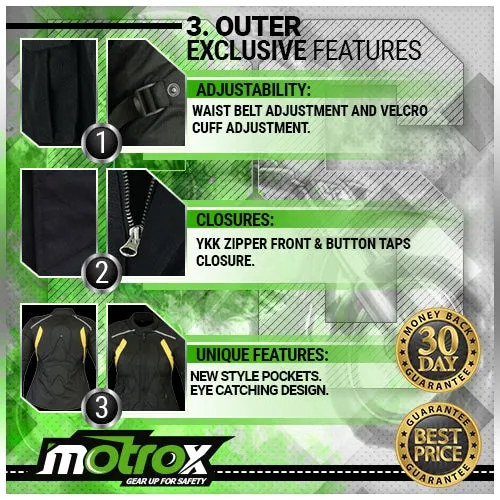 Ladies Textile Jacket Amazing biker style by Motrox