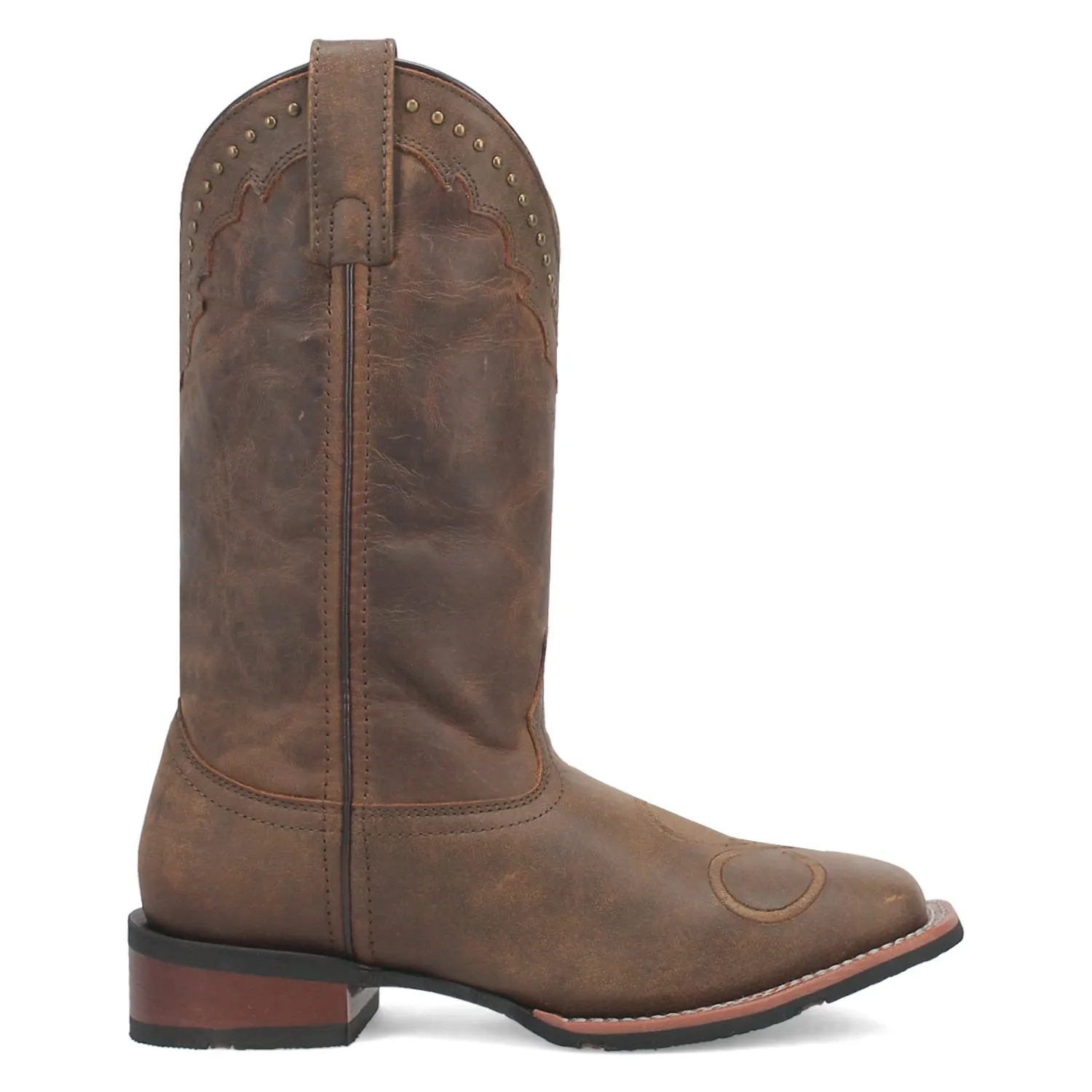 Laredo Womens Wenda Tan Leather Cowboy Boots