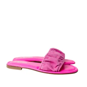 Le Babe Pink Velvet Sliders