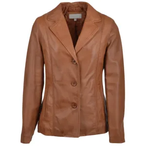 Leather Coat Ladies Wonderful Biker Fashion Wear1.0