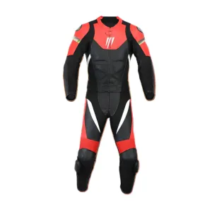 Leather Racing Suit Attractive Men Biker Wear MX20