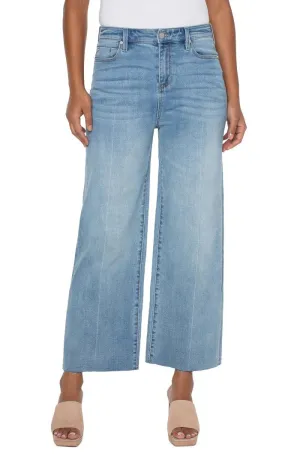 LIVERPOOL STRIDE WIDE LEG DENIM