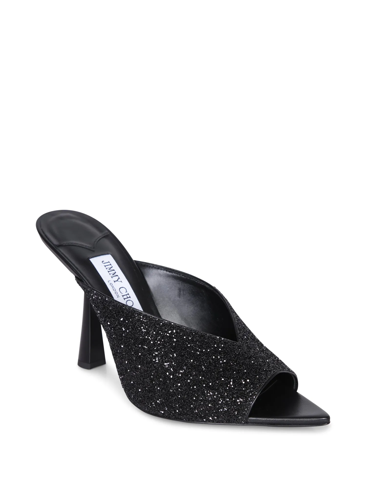 Maryanne 100 Glitter Black Sandals