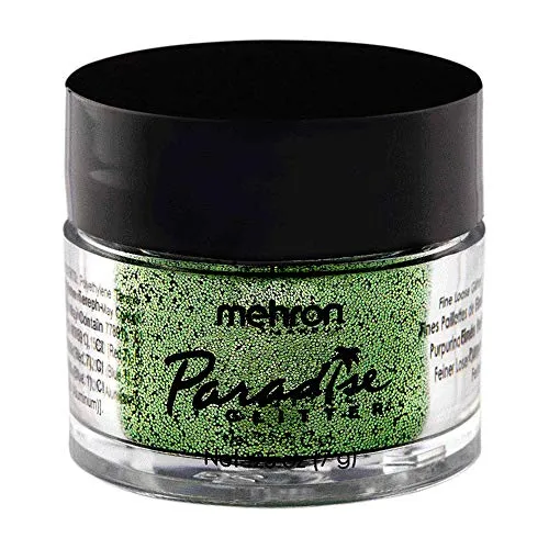 Mehron Makeup Paradise AQ Glitter (0.25 oz) (GREEN)