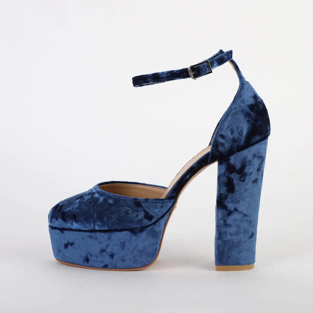 MELLOW - velvet platform