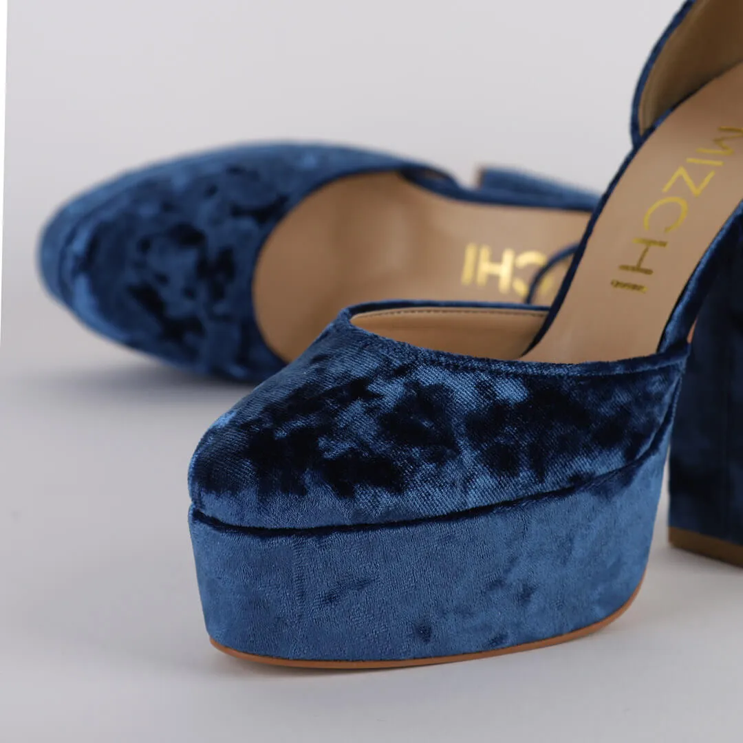 MELLOW - velvet platform