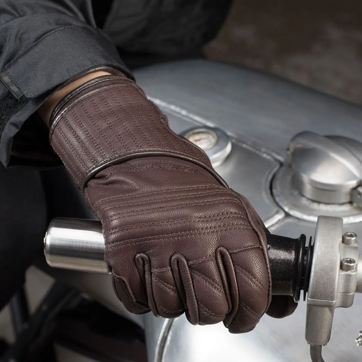 Men Leather Gloves Inspiring Biker Racing Wear 3.0