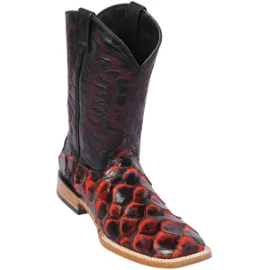 Mens Fish Skin Boots - Print