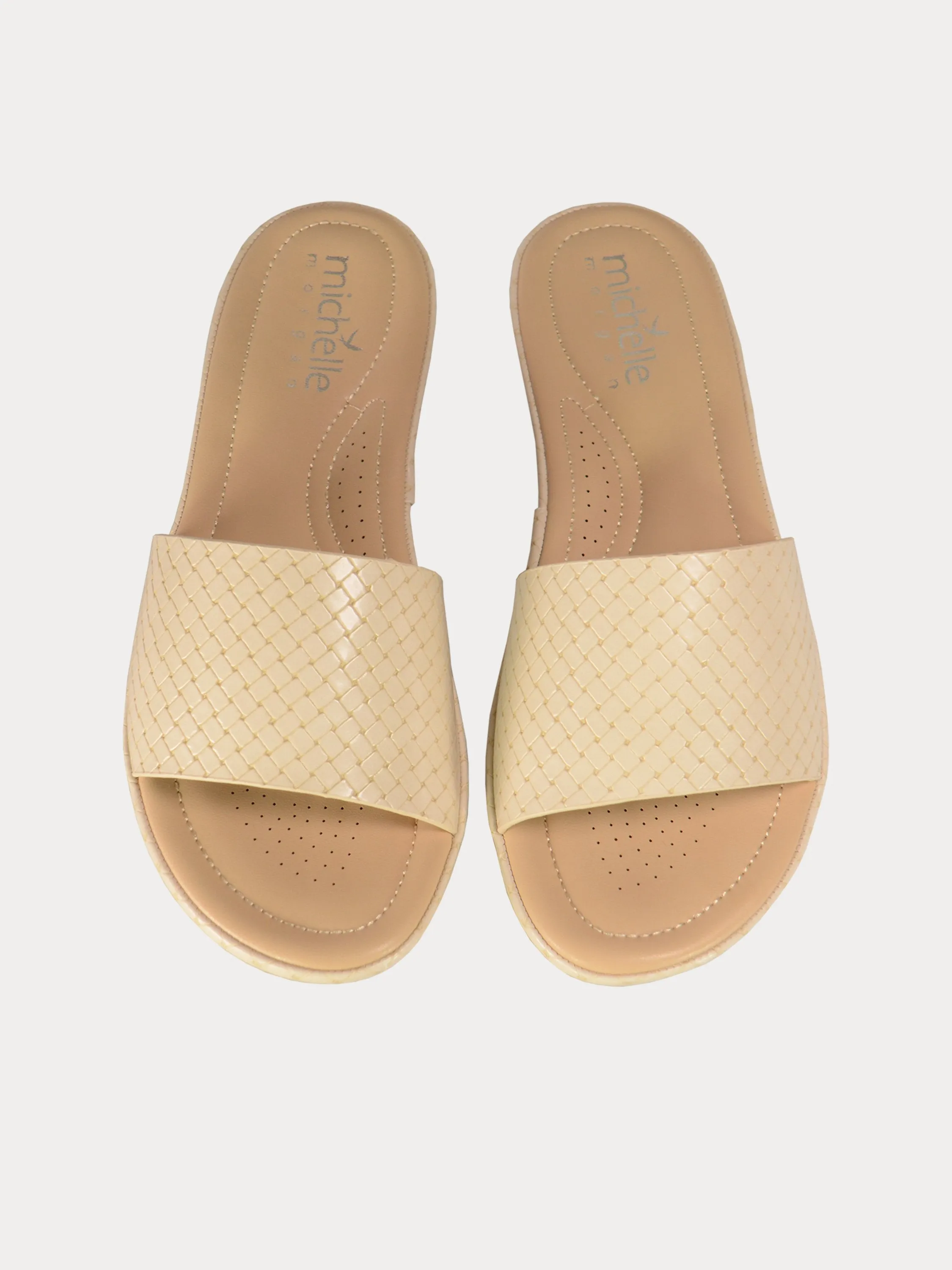 Michelle Morgan Weave Detailed Flats