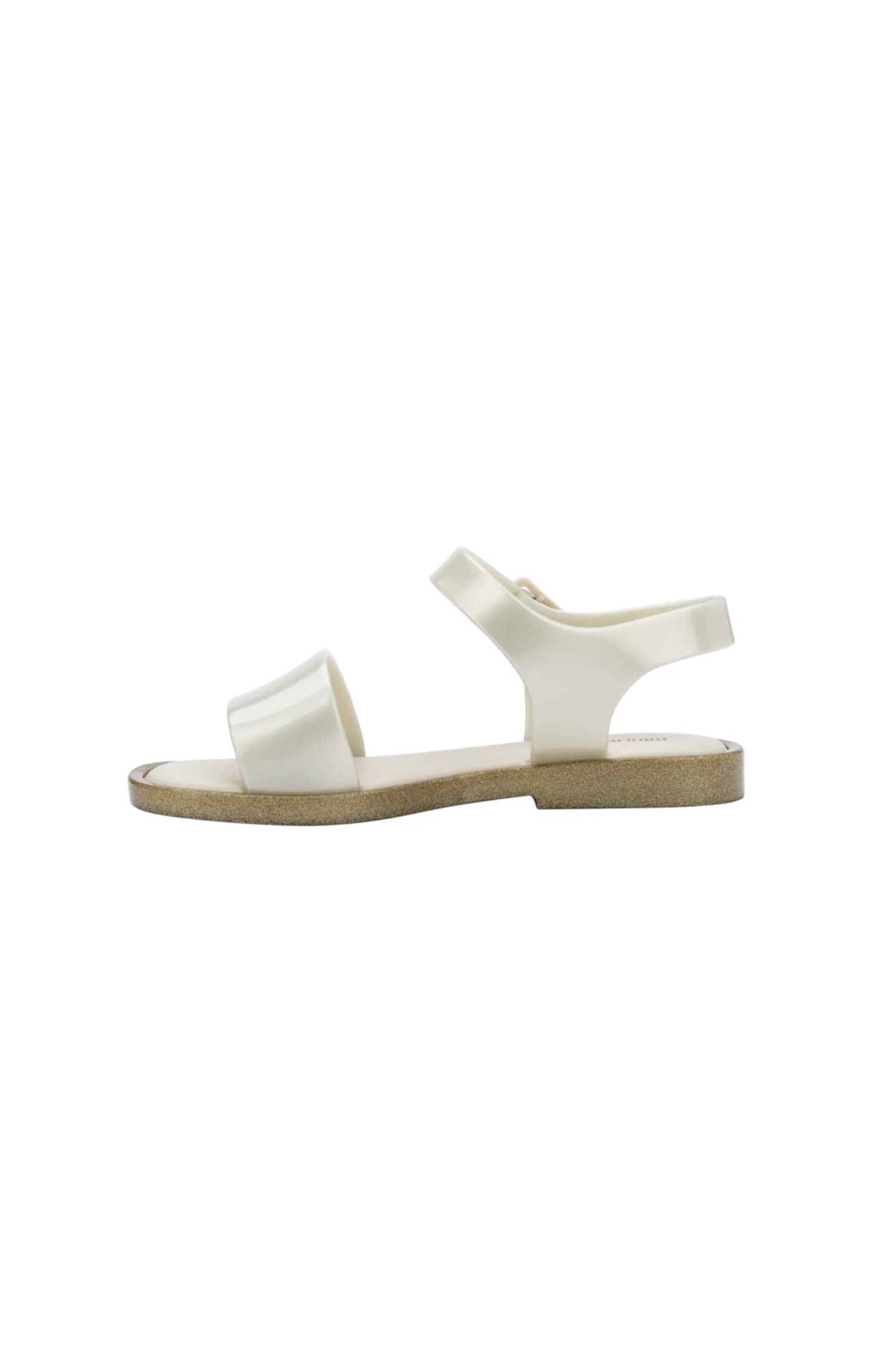 Mini Mar Sandal Kid - White / Glitter