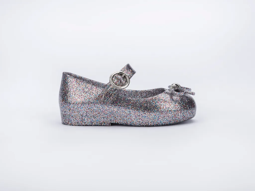 Mini Melissa Mini Sweet Love - Silver Glitter