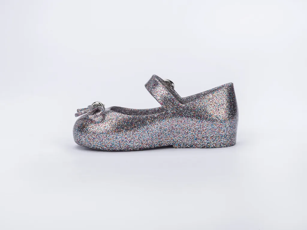 Mini Melissa Mini Sweet Love - Silver Glitter