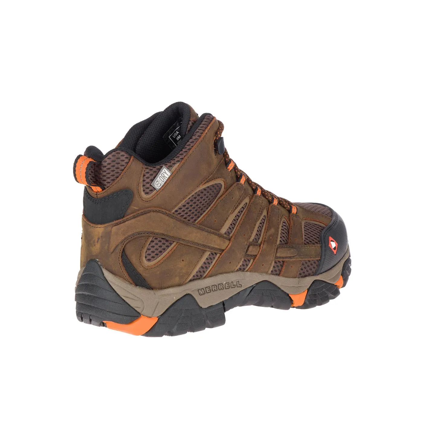 Moab Vertex Mid Men's Work Boots Wp Sr Clay