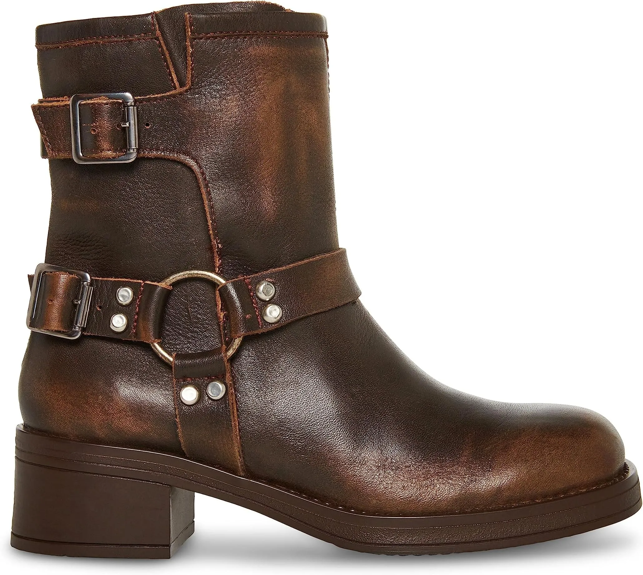 Motorcycle boots Brixton Boot Steve Madden, brown