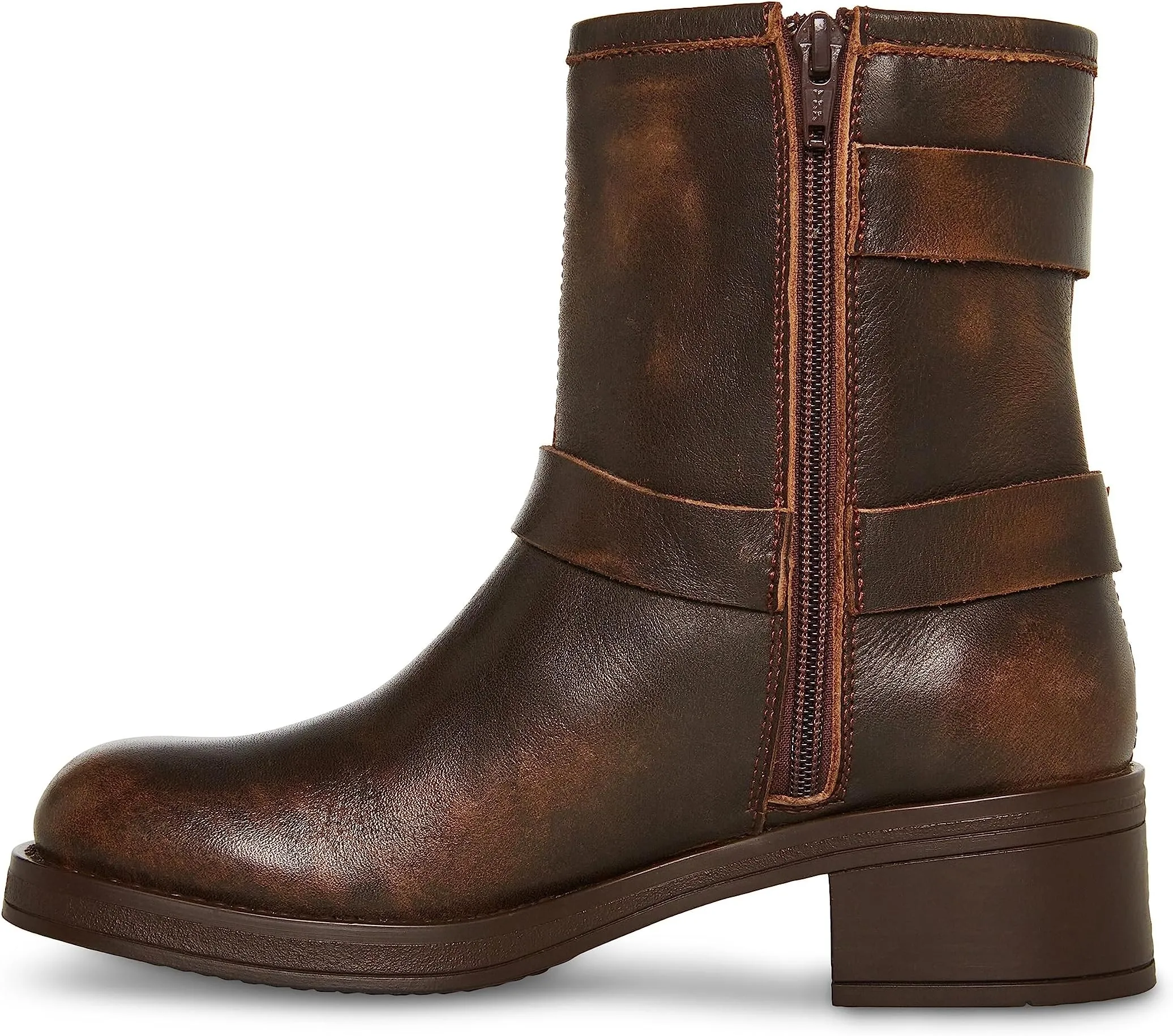 Motorcycle boots Brixton Boot Steve Madden, brown