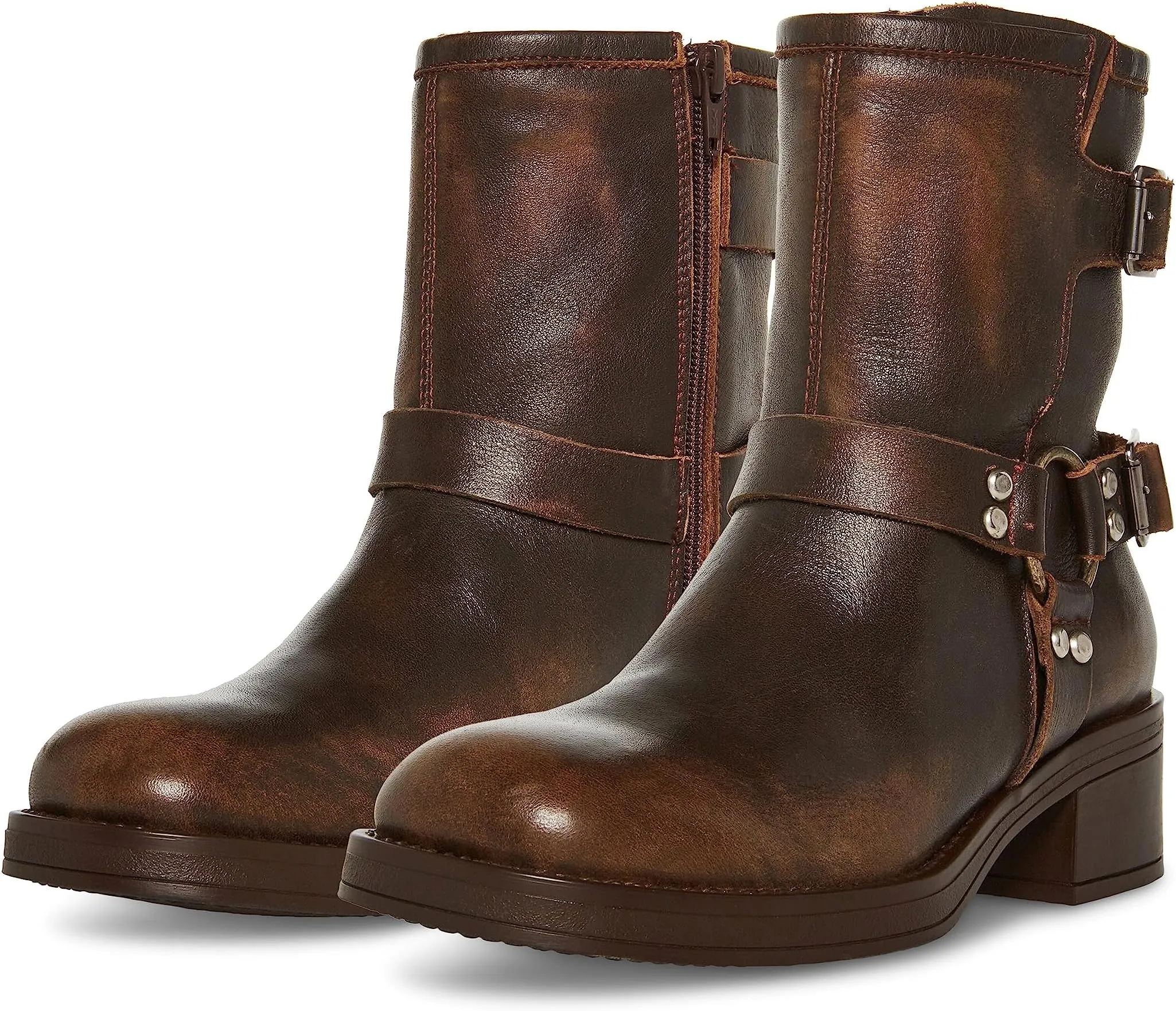 Motorcycle boots Brixton Boot Steve Madden, brown