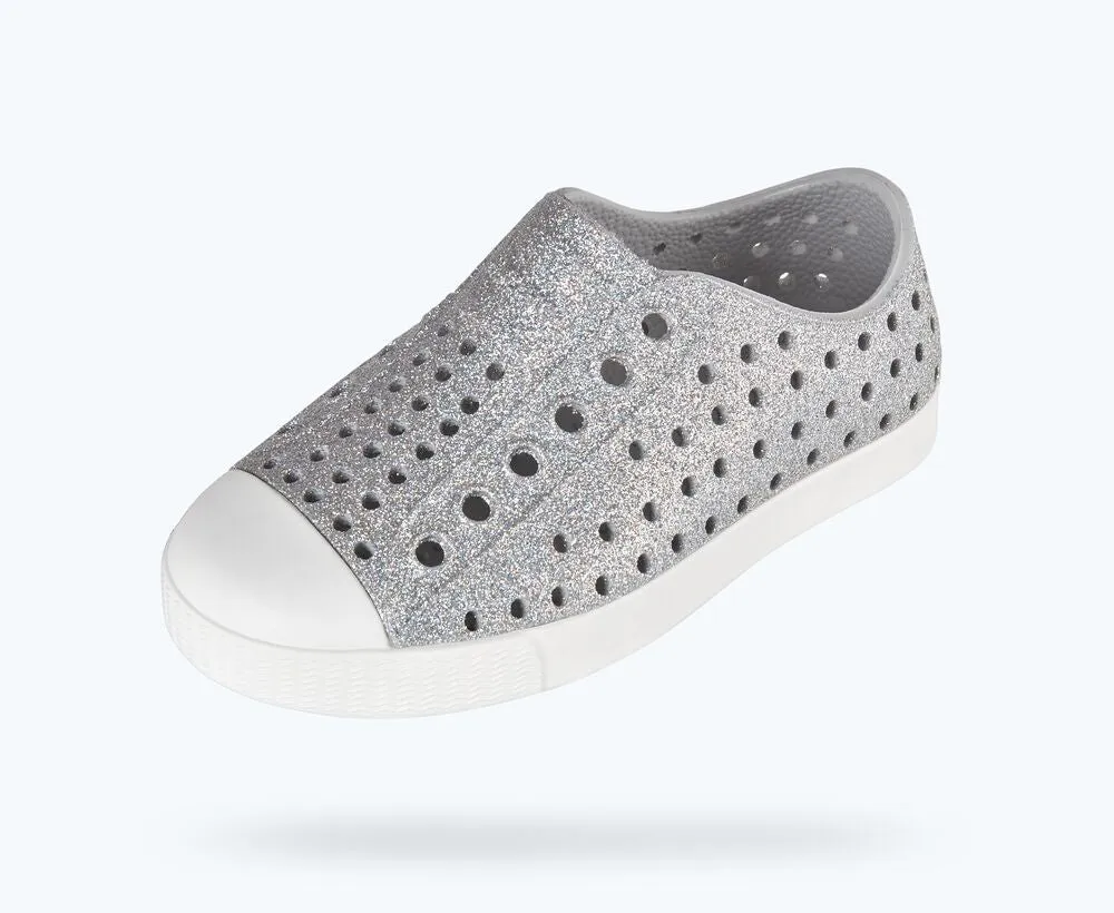 Native Jefferson Bling Shoes - Disco Bling / Shell White