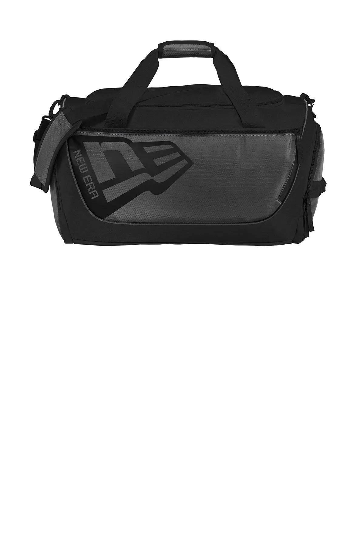 New Era Shutout Branded Duffels, Graphite Black