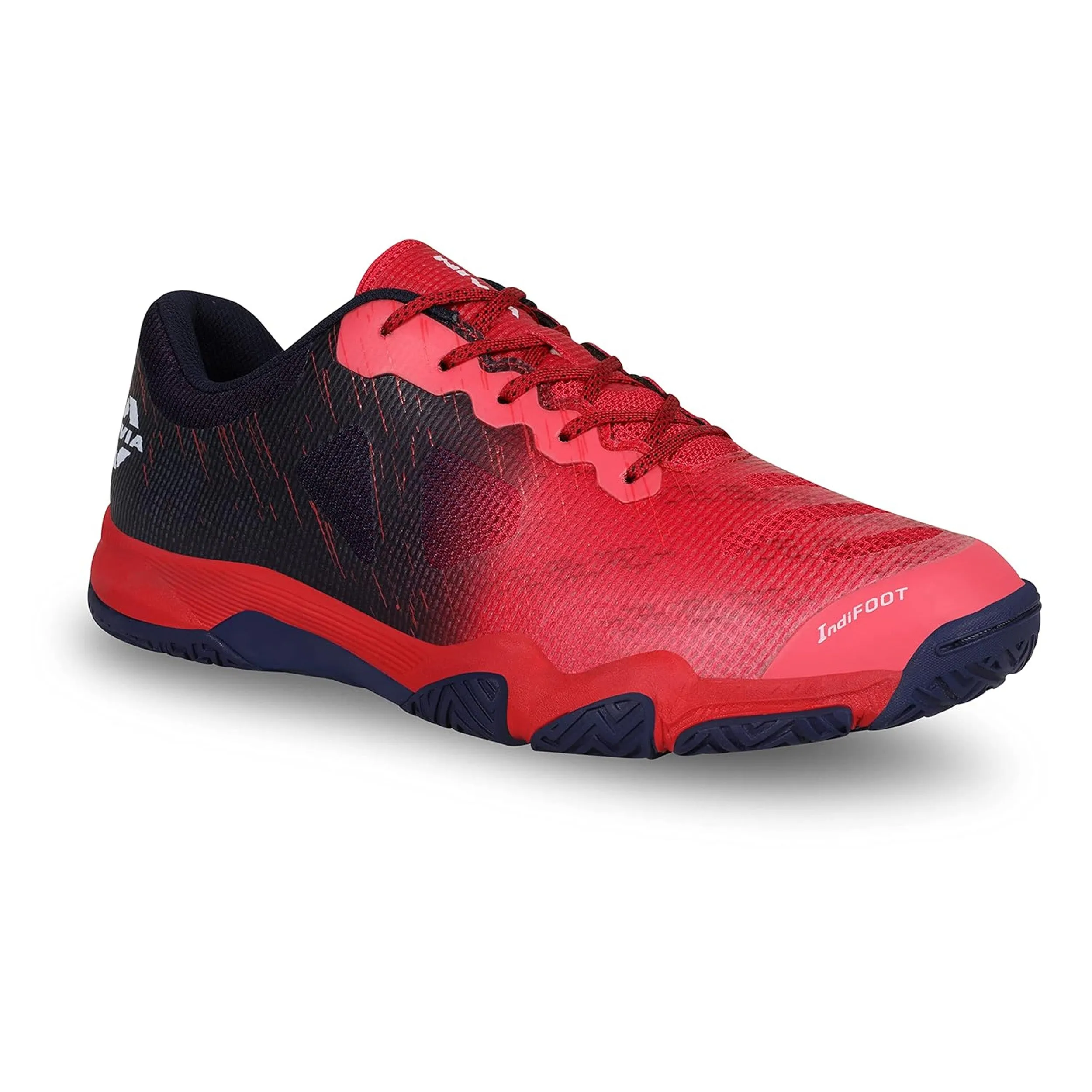 Nivia Verdict Badminton Shoes for Men (Crimson Red)