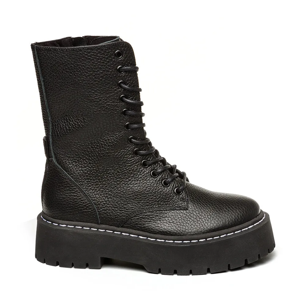 Olly Boot BLACK LEATHER