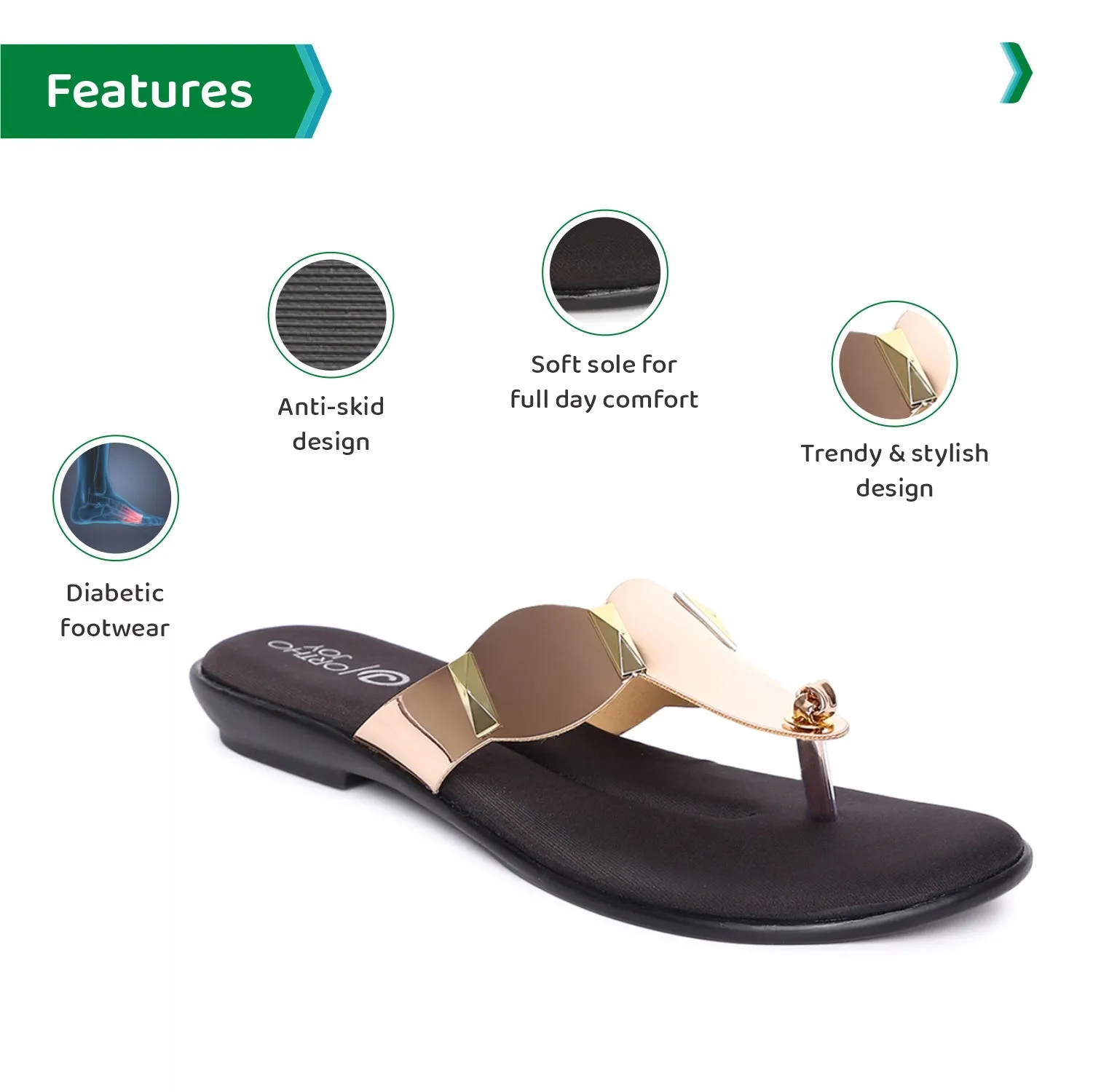 ORTHO JOY Comfortable flat sandals