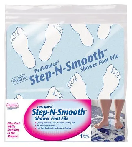 Pedi-Quick Step-N-Smooth Shower Foot File