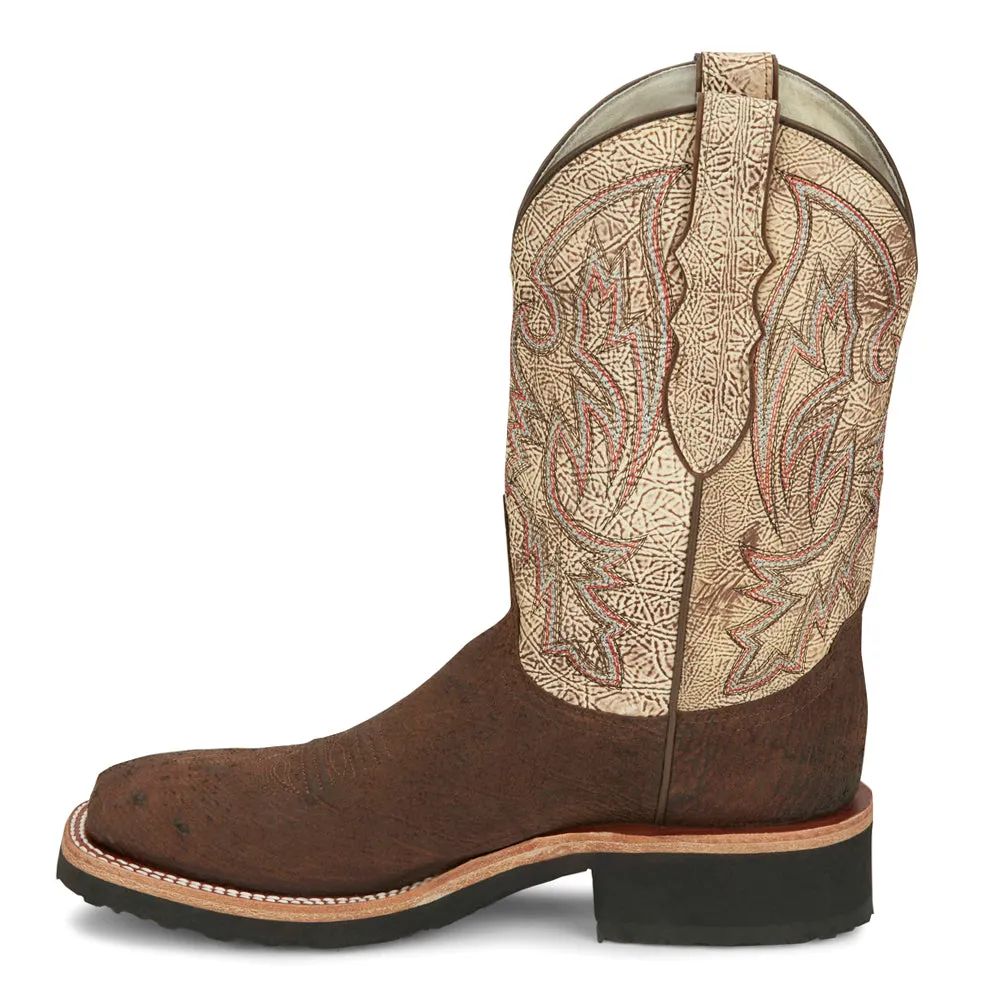 Peppy San Badger Wide Square Toe Cowboy Boots