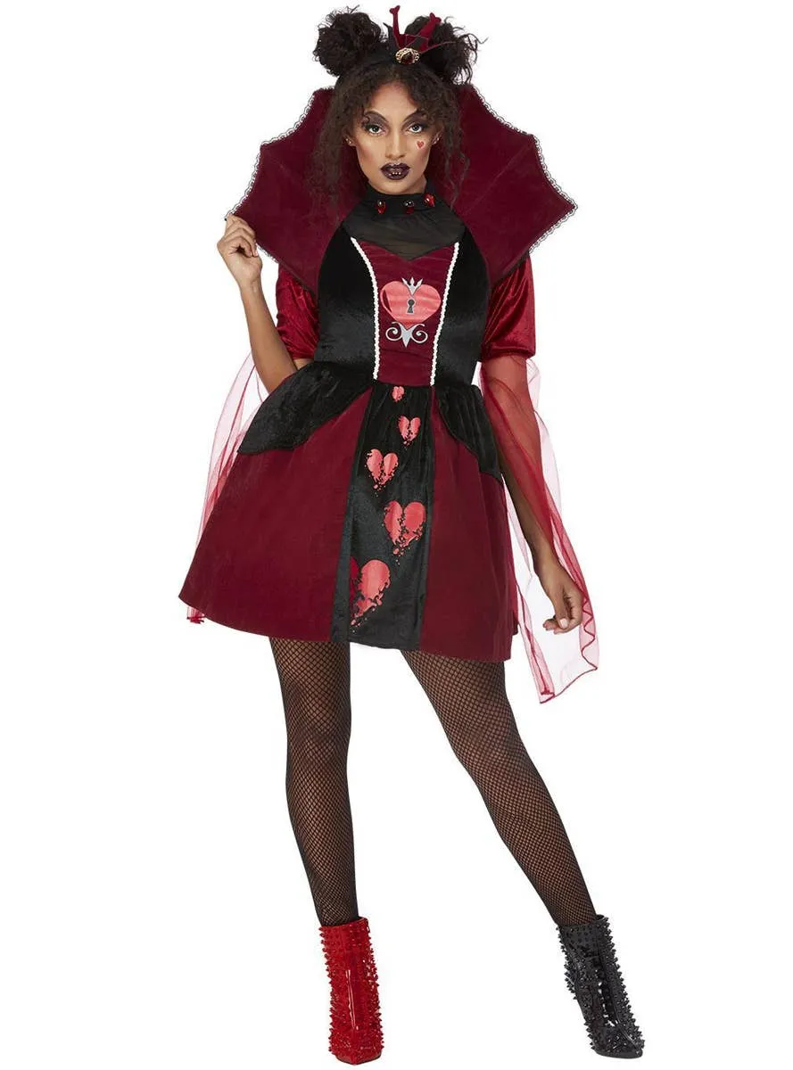 Queen of Broken Hearts Womens Halloween Costume