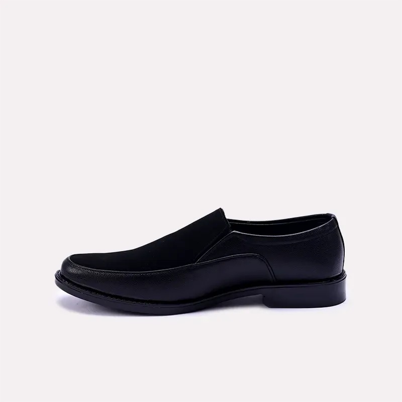 Quincy Black Formal Velvet Shoes 0111111