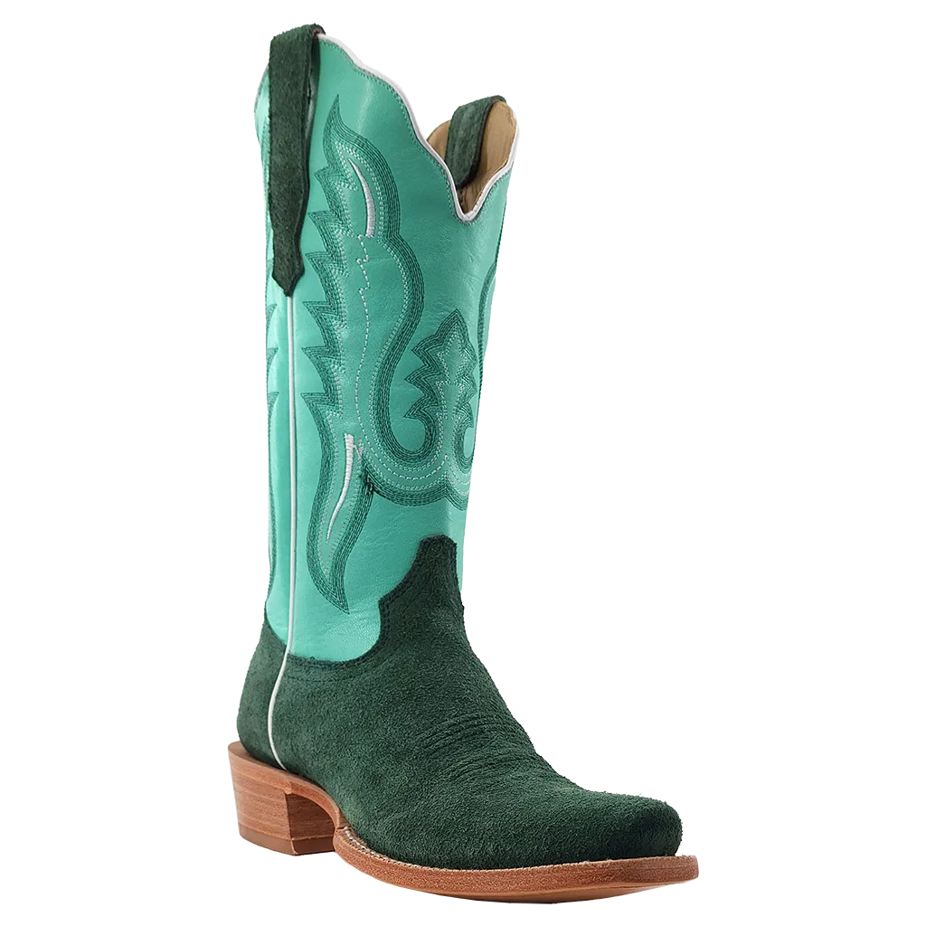 R. Watson Teal Roughout Women's Boots