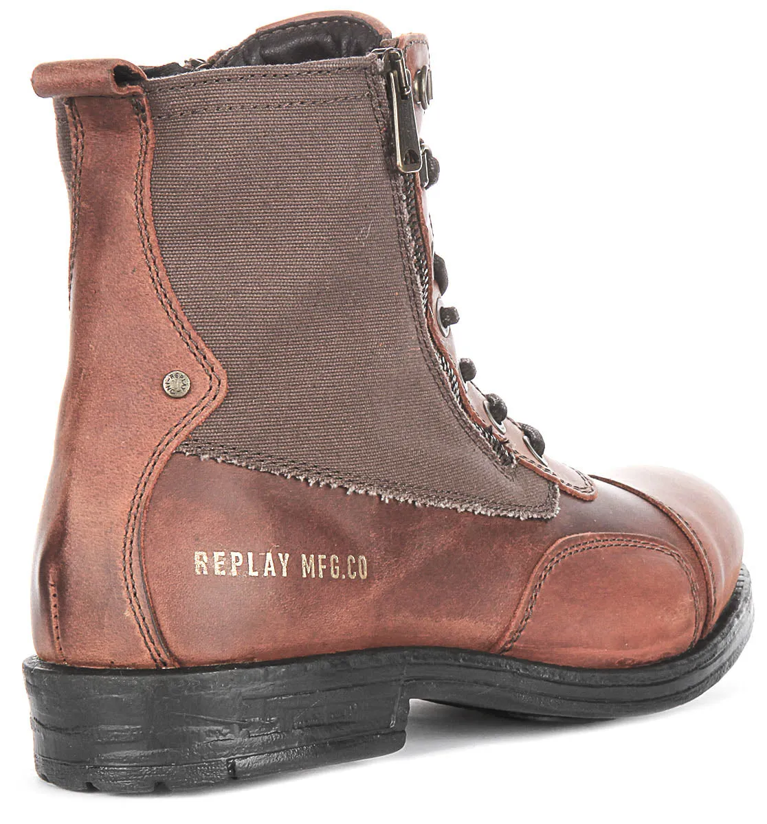 Replay Pack Biker In Brown For Men