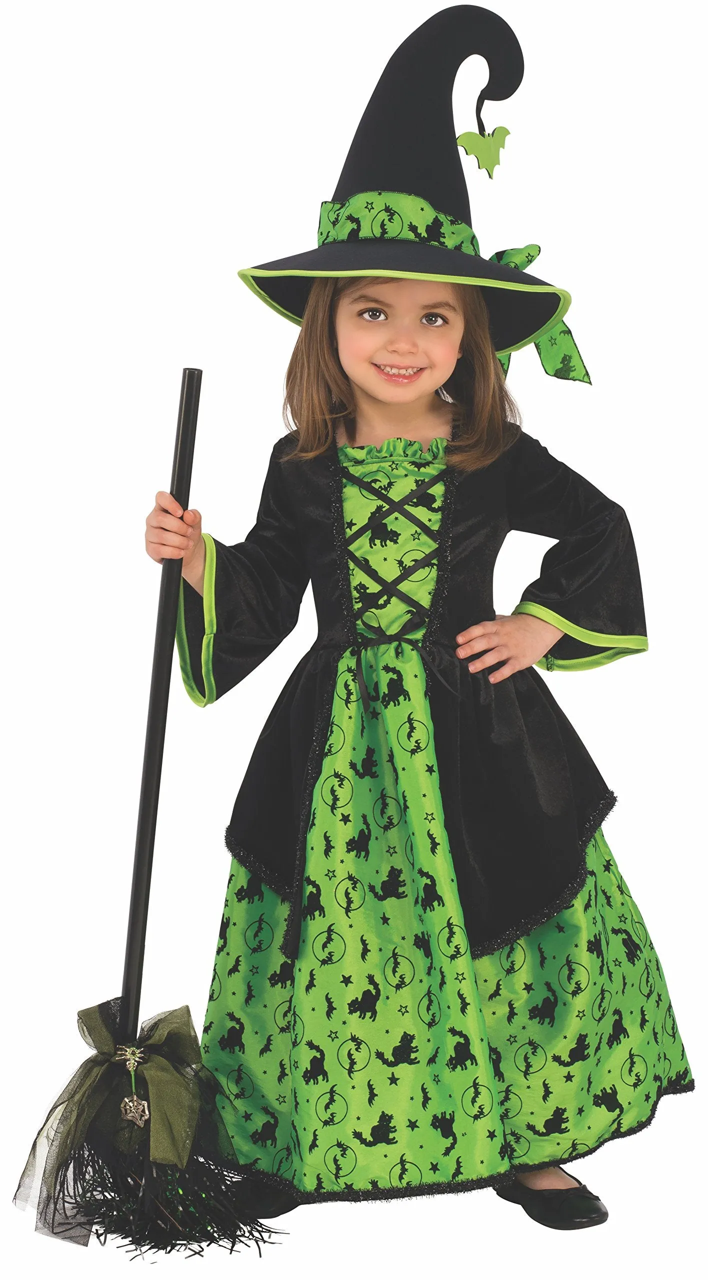 Rubie's Green Witch Girls Costume