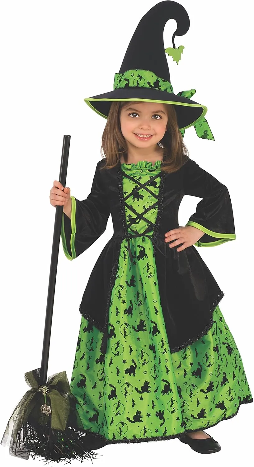 Rubie's Green Witch Girls Costume