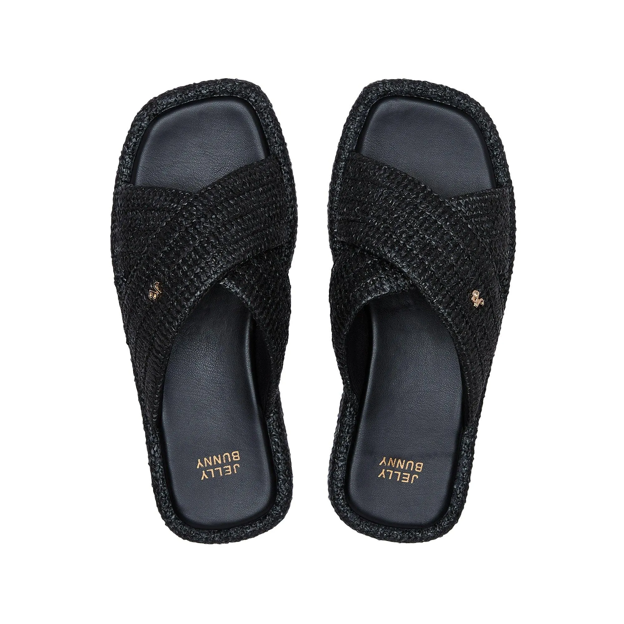 Shadout Flat Sandals Black