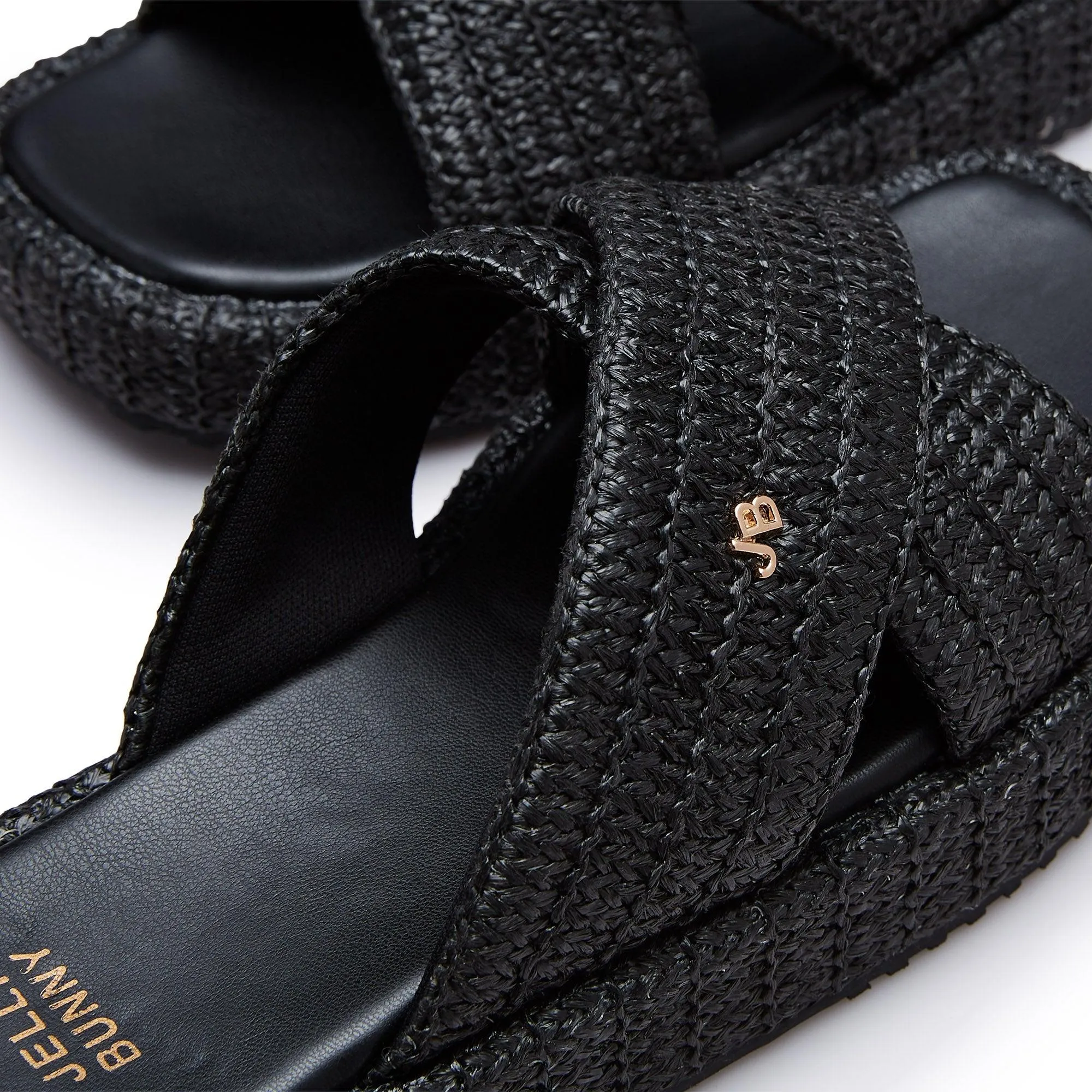 Shadout Flat Sandals Black