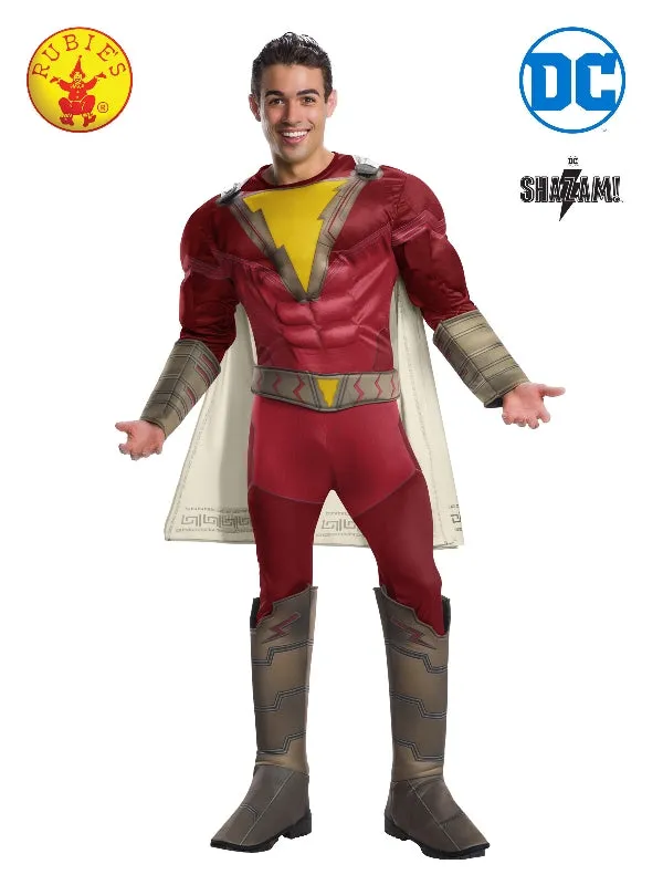 SHAZAM DELUXE COSTUME, ADULT