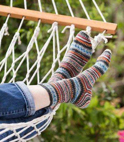 Simple Toe-Up Sock by Churchmouse Yarns and Teas