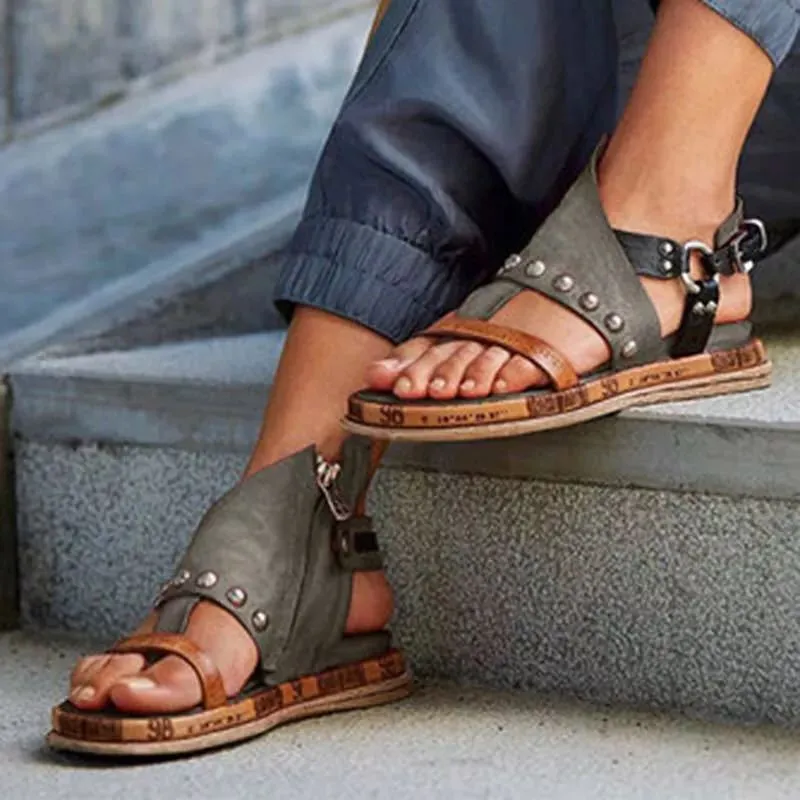 Soft bottom vintage sandals