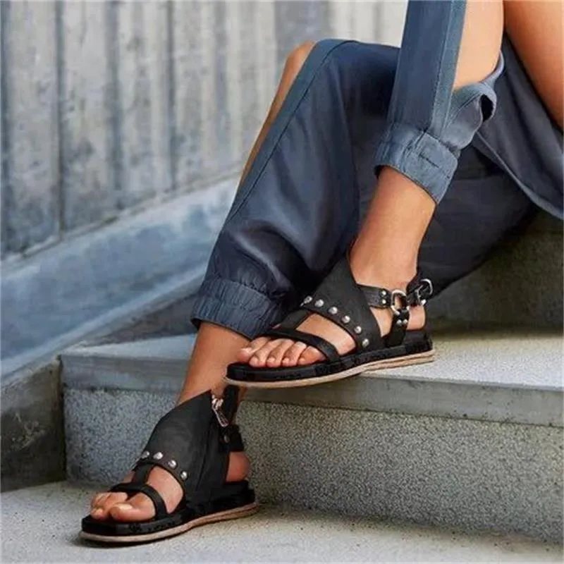 Soft bottom vintage sandals