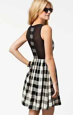 Spector Check Dress