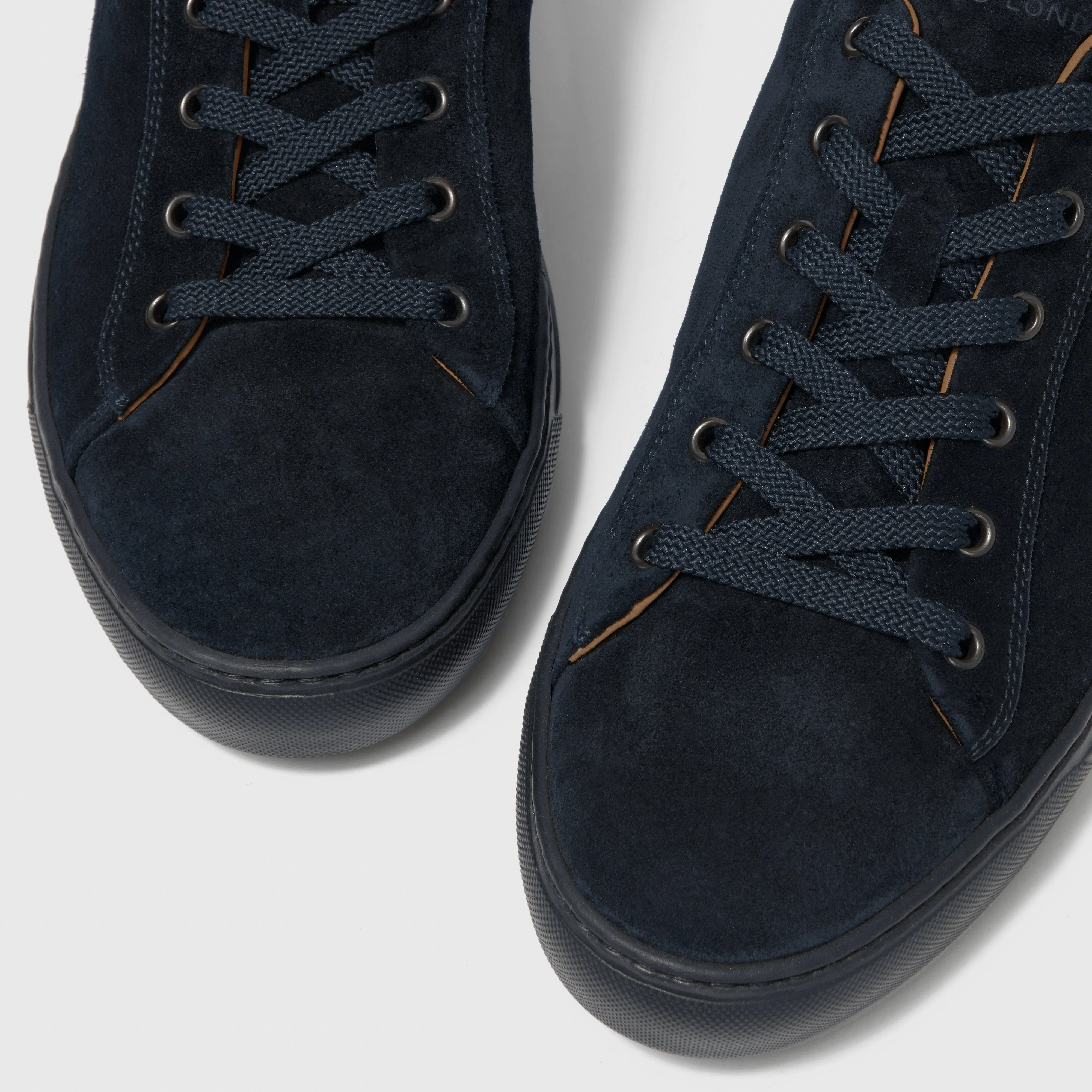 Thomas P Velvet Suede Navy