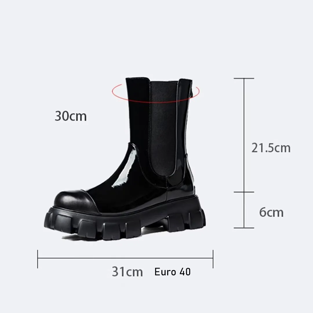 Trendsetter Round-Toe Cow Leather Boots