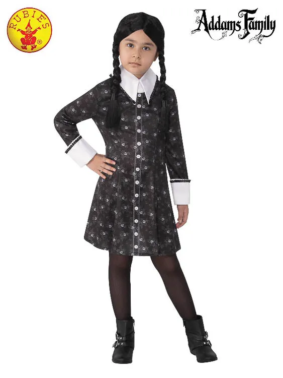 WEDNESDAY ADDAMS COSTUME, CHILD