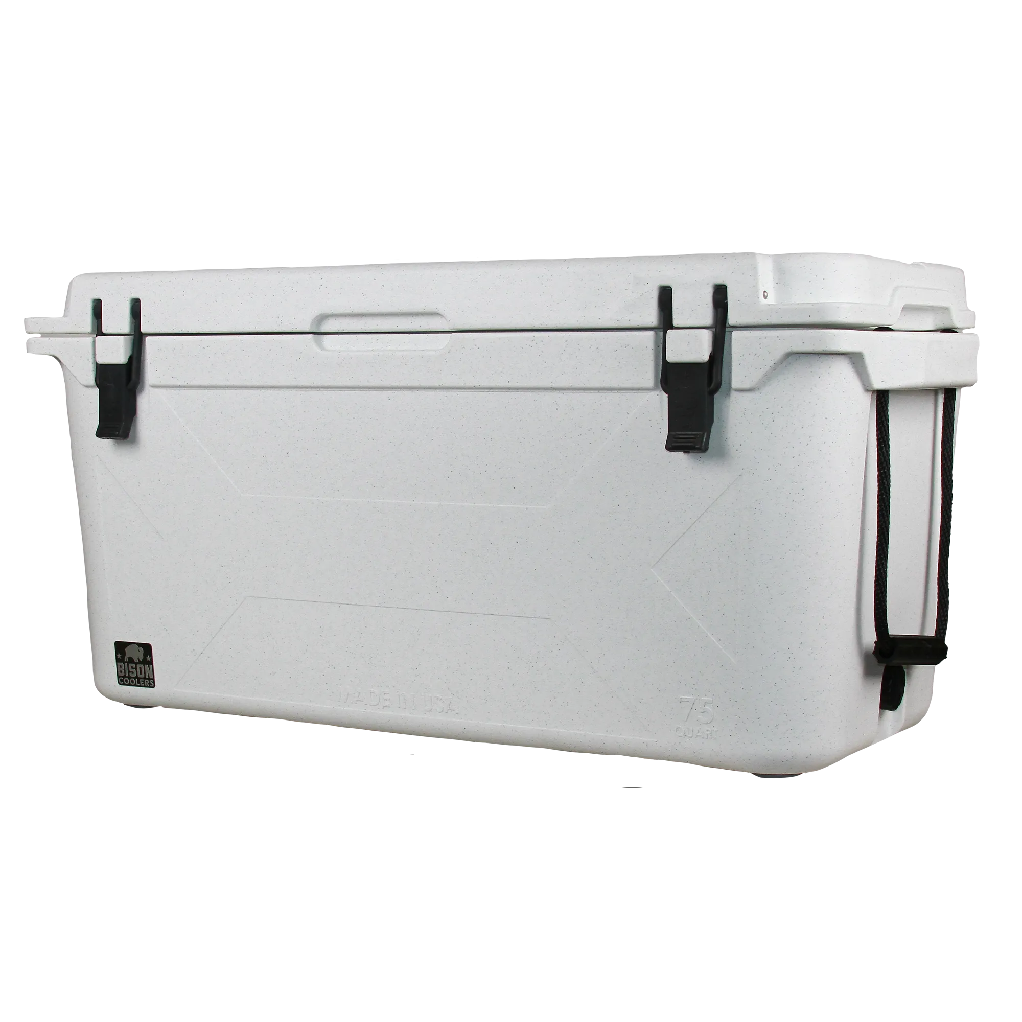 White 75 QT Bison Cooler