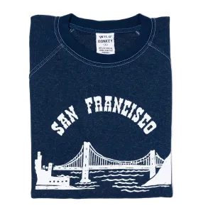 Wild Donkey x MJ: Sweatshirt mit Vintage-Print "San Francisco" aus Baumwollmix