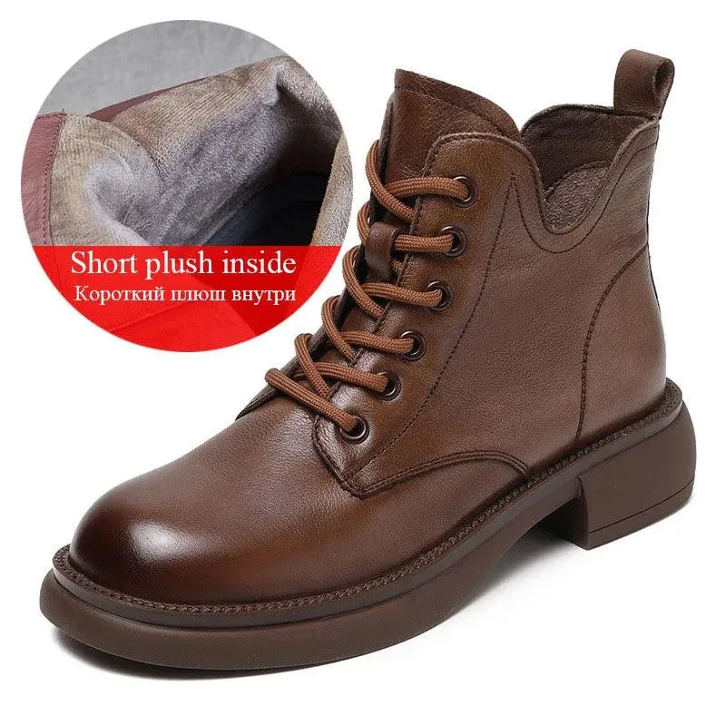 Women's Casual Shoes GCSE58 Short Boots British Style